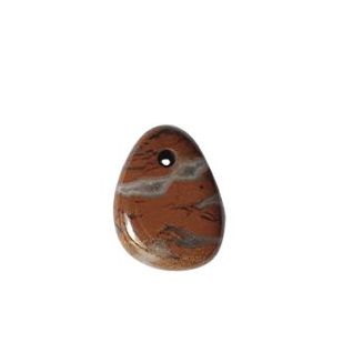 Colgante Agujero Jaspe Sardo 2.5cm